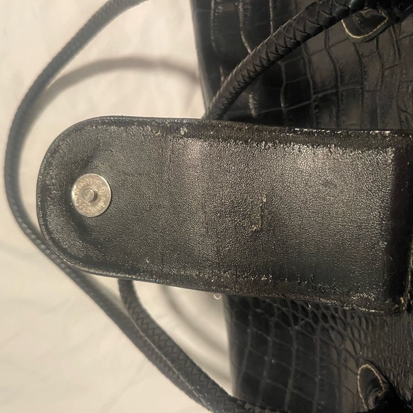 Unbranded Vegan Leather Purse Crocodile Print W Perfect Pockets &Built In Wallet - Picture 6 of 16